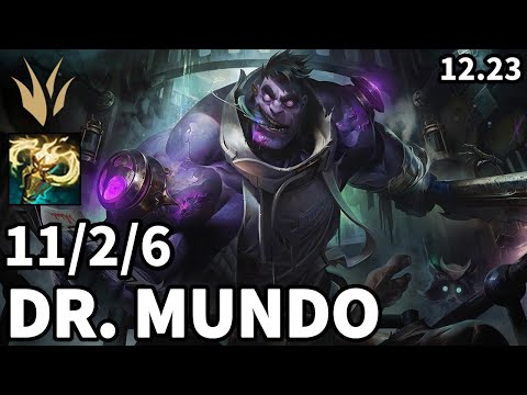 Dr. Mundo Jungle vs Jarvan IV - EUW Master | Patch 12.23