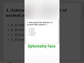 Anteroposterior Diameter of eyeball - Optometry MCQ - Optometry Fans