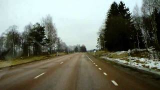 preview picture of video 'Fahrt von Mäseboda nach Ljungby, Drottninggatan (ICA Maxi)'