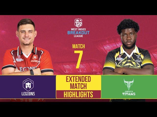 Extended Match Highlights | Trinidad & Tobago Legions vs Jamaica Titans |