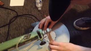 Cutting fat wood on a scroll saw