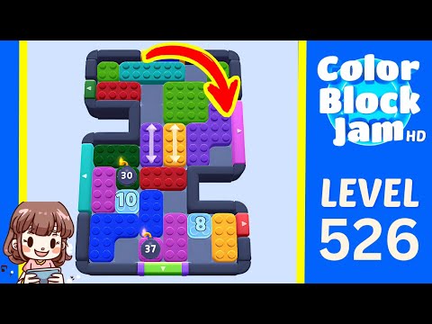 Color Block Jam Level 526 Solution Walkthrough