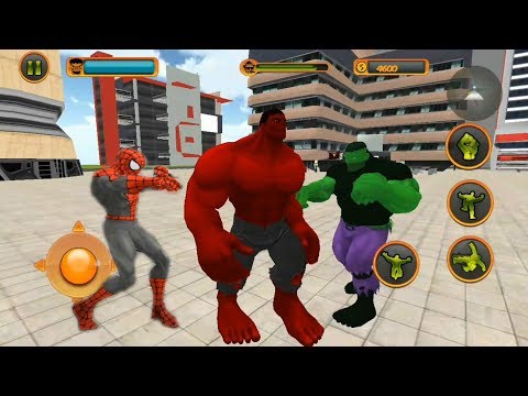 Red Monster Incredible City Rescue Missions | Grand Monster Hero Vs Villains - Android GamePlay