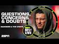 QUESTION MARKS DOUBTS CONCERNS For Patrick Mahomes The Chiefs NFL Live