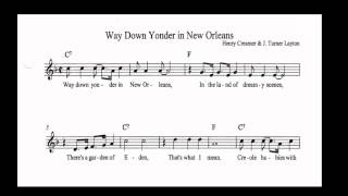 Way Down Yonder in New Orleans (Play Along)