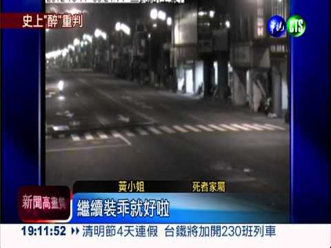 史上最重! 酒駕撞死人判刑6年半