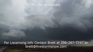 preview picture of video 'Dixon,Illinois to Ashton,Illinois tornadic cell 4-9-15'