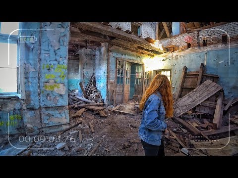 Спас девушку от наркомана. Дикий побег в заброшенной школе