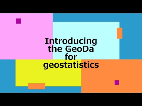 Introducing the GeoDa for geostatistics