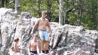 preview picture of video 'Nick and Chris at Johnson Shut-ins, 8-6-11'