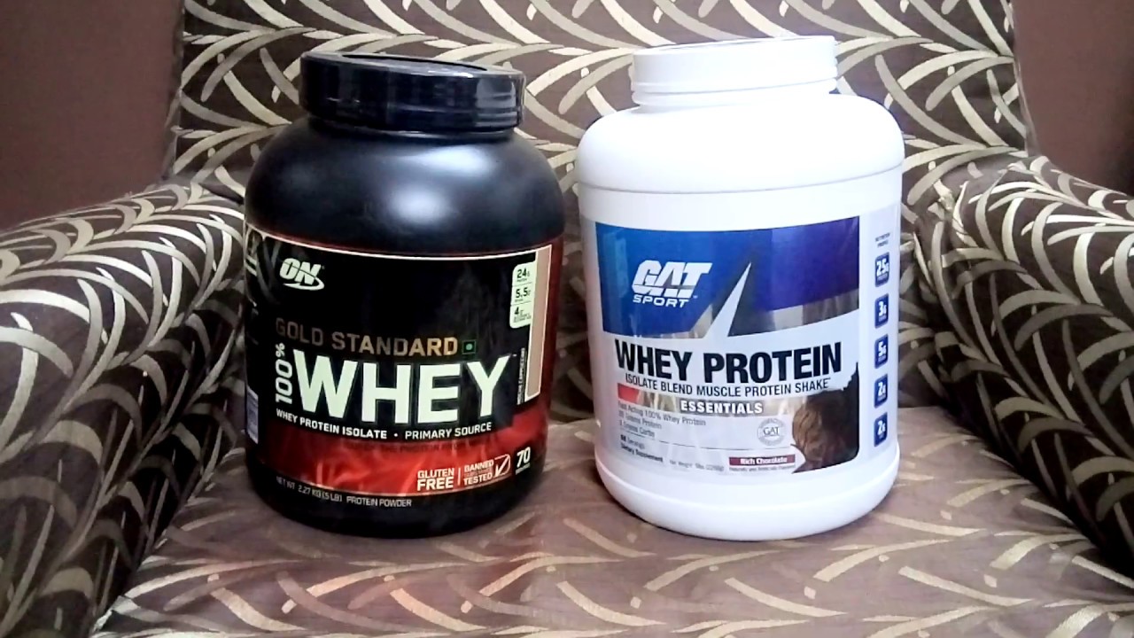 ON Gold Standard 100% Whey vs GAT Sport Whey Protein