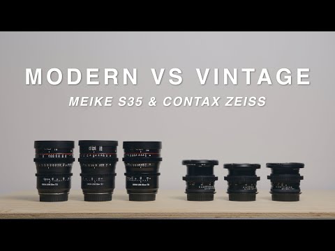 CONTAX ZEISS VS MEIKE S35 | Comparison between Vintage & Modern Lenses for Filmmaking ( BMPCC 6K )