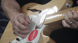 Video thumbnail for Squier Classic Vibe Thinline Telecaster Demo by Yandas Music