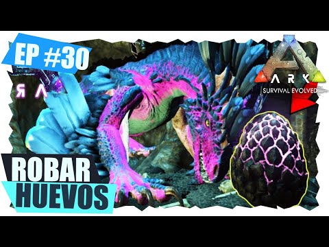 NUNCA FUE TÁN FÁCIL ROBAR HUEVOS DE DRAGON DE ROCA 🐲🦖 EN ARK 🦎🦕 ARK: Fjordur 🐙Official Server PVE
