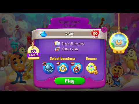 Fishdom 6420 Super Hard Level - 15 moves - NO BooSTERS