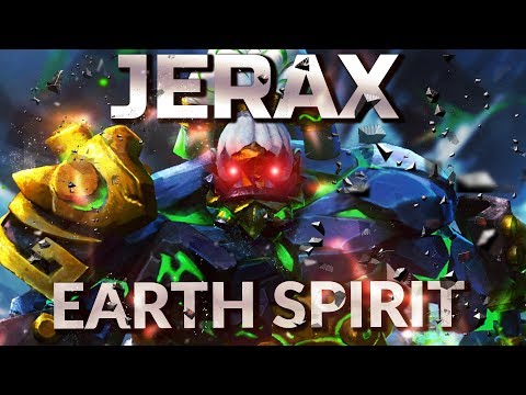 JerAx the King of Earth Spirit - EPIC Gameplay Dota 2