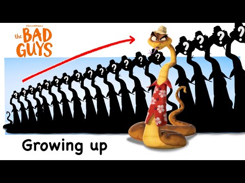 The Bad Guys Growing Up Compilation | Cartoon Wow