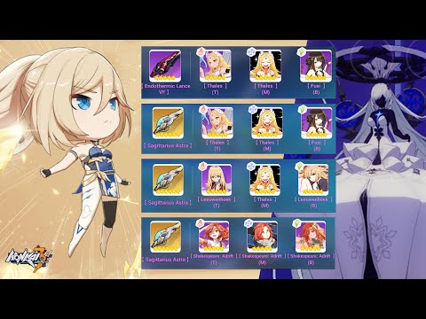 🌟 Dea Anchora vs Rimestar with different gears ! 🌟 - Honkai Impact 3