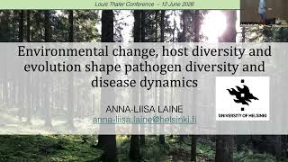 Thaler SEEM Seminar 2026 06 12 A-L Laine: Environmental change, host diversity, and evolution (...) 