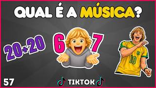 🎵 ADIVINHE A MÚSICA DO TIKTOK COM EMOJIS! Você consegue acertar todas? é six seven😱