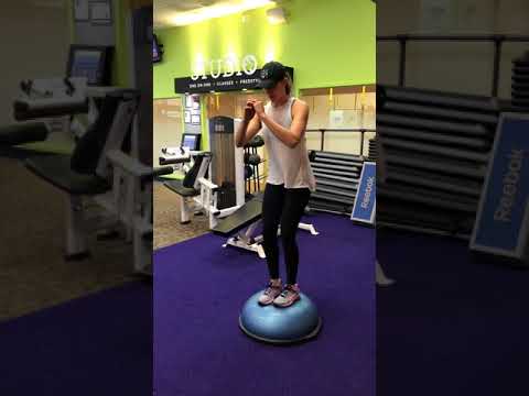 Bosu Ball: Reverse Lunge