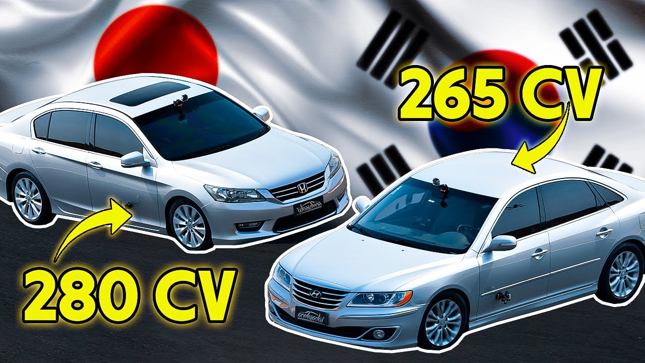 HYUNDAI AZERA vs. HONDA ACCORD COM RUBINHO! Duelo das barcas V6 na Volta Rápida #246