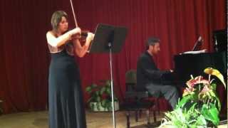 Cançoneta Modest Serra per a violí i piano. Patrycja Bronisz, Emili Blasco.