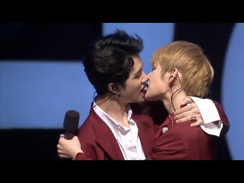 JBJ BOF Fanmeet - Kim Donghan kisses and hugs your oppas