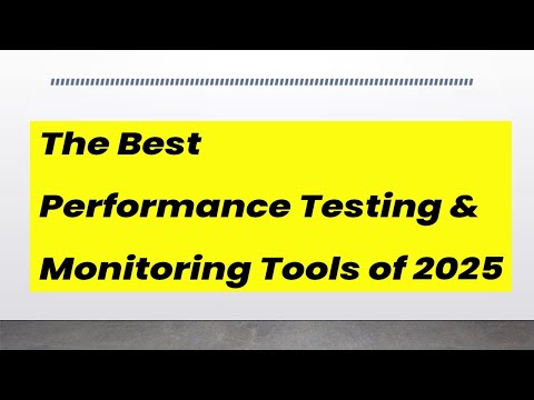 The Best Performance Testing & Monitoring Tools of 2025