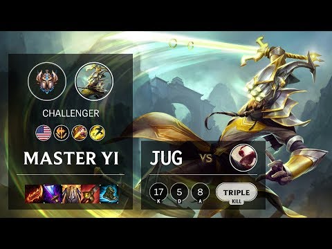 Master Yi Jungle vs Lee Sin - NA Challenger Patch 10.8