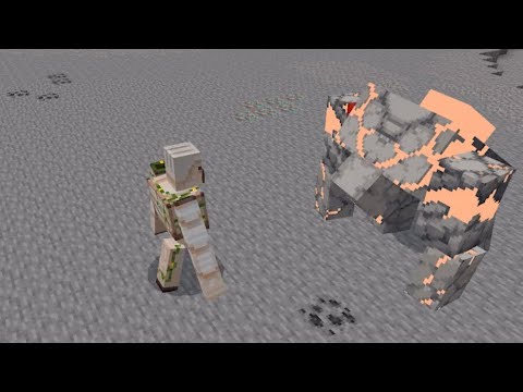 Redstone golem vs iron golem
