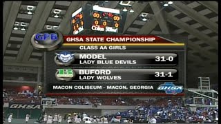 GHSA 2A Girls Final: Buford vs. Model - March 14, 2009