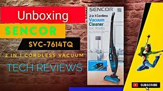 Sencor 2 in 1 cordless vacuum cleaner | SVC 7614TQ | SVC 7612 VT | Charging vacuum | Hoover |