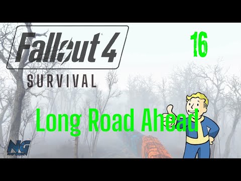 Fallout 4 Survival Mode Walkthrough part 16: Long Road Ahead