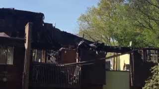 525 Crown St,Meriden Fire 4 alarm fire at condominiums & apartments
