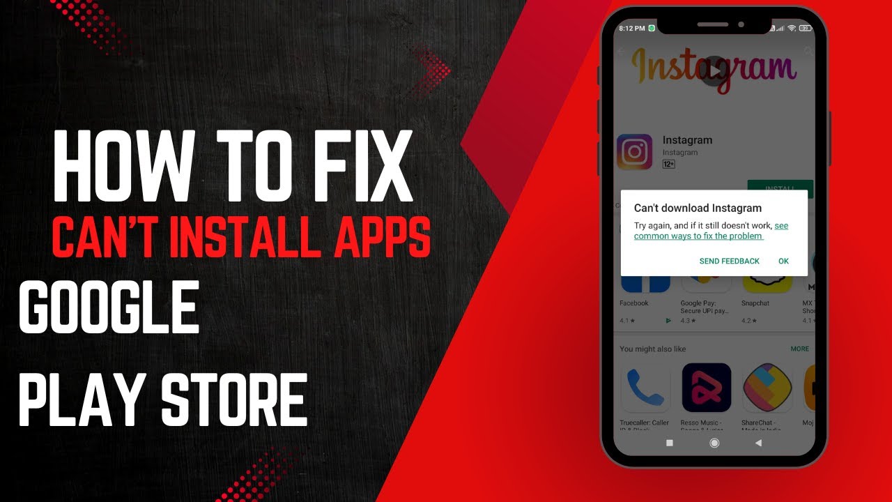 How to Fix Google Play Store Can’t Install Apps Error – Quick & Easy Solution 2025