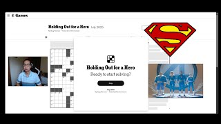 NYT Monthly Bonus Crossword - July 2025 (Holding Out for a Hero)