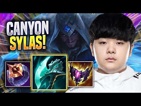 CANYON PERFECT GAME WITH SYLAS! - DK Canyon Plays Sylas JUNGLE vs Elise! | Season 2023