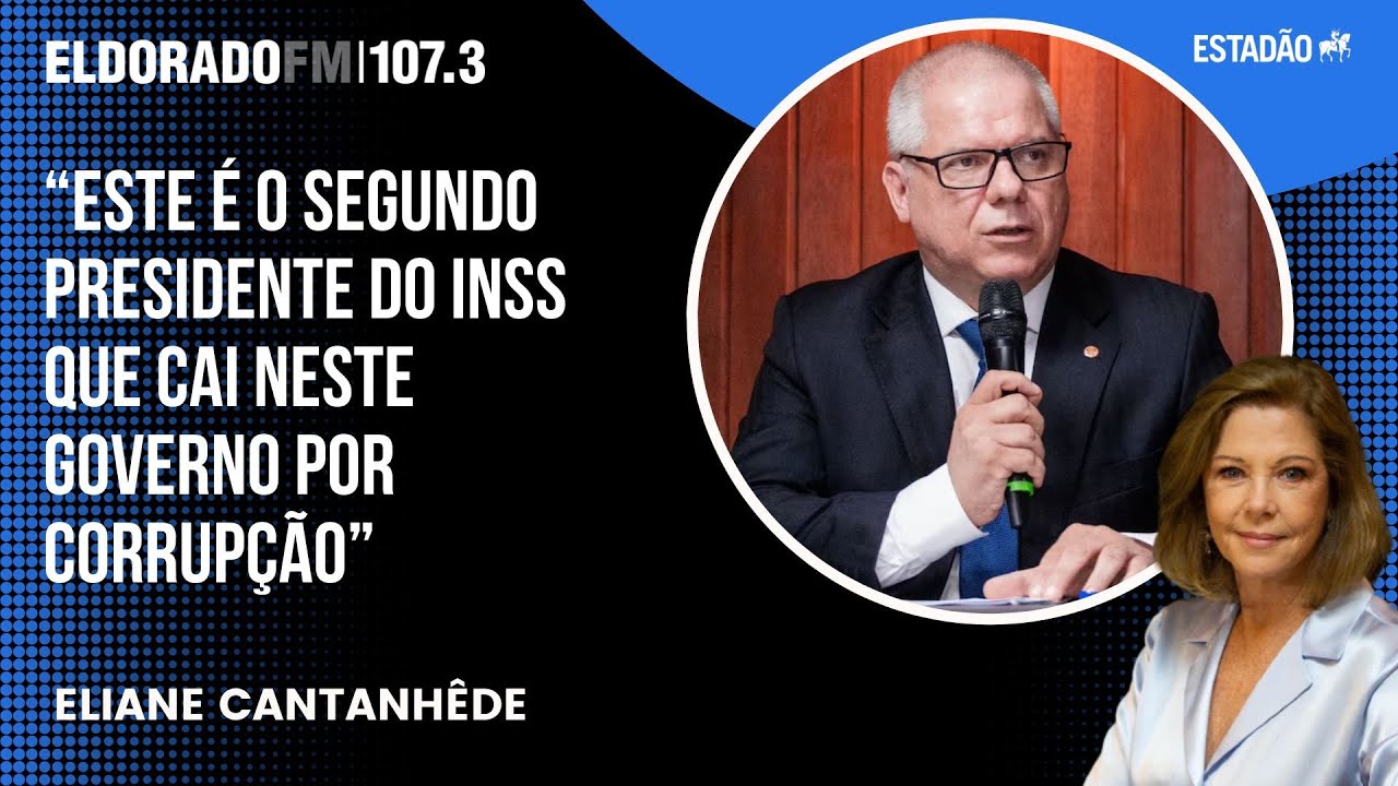 Eliane Cantanhêde: "É o segundo presidente do INSS que cai no governo por desvios em área delicada"