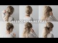 6 60 SECOND HAIRSTYLES Cute Hairstyles For Long Hair