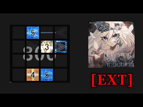 【jubeat Ave.】Elysion ex machina(EXT) 譜面確認(シャッター+ハンドクラップ+同時色分け)