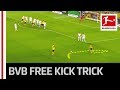 Dortmund's Cheeky Free Kick Move - Alcacer Scores Again