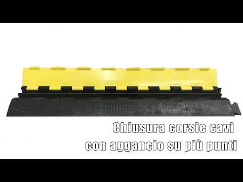 Pedana Passacavo 2 Canali (950x250x55mm)