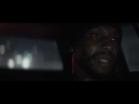 Official trailer frame for 1992 (2024): Tyrese Gibson in riot-swept Los Angeles, used as soundtrack trailer art
