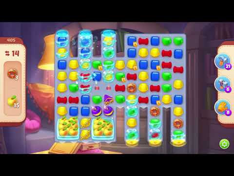 Homescapes 405 Level - 18 moves - NO BooSTERS