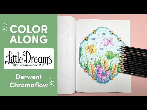 Little Fishes Color Along | Little Dreams | Derwent Chromaflow