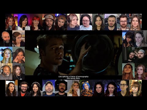Tyler Durden Job Scene - Fight Club (1999) - Reaction Mashup