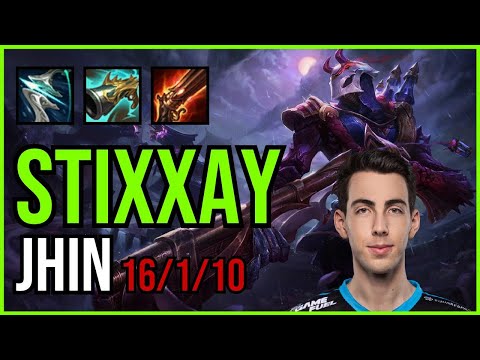 STIXXAY - JHIN vs EZREAL ADC - NA Challenger - Patch 11.4