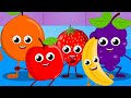 Five Little Fruits + Preschool Nursery Rhymes and Baby Songs