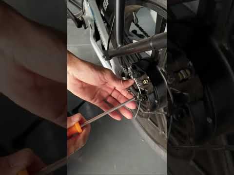 What should I do if the electric bike brake is loose
